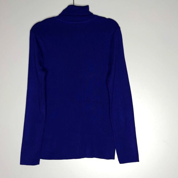 New Chico's Rachel Turtleneck Sweater Purple Twilight Women's Medium (Chico's 1) - Picture 7 of 8